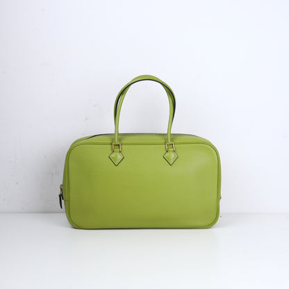 Hermes｜Plume elan 28 Handbag Anis Green Chevre Mysore 2004