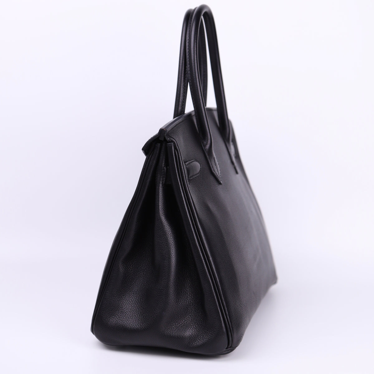 Hermes Birkin 30 in Evercolor Black 2008 PHW, right  side