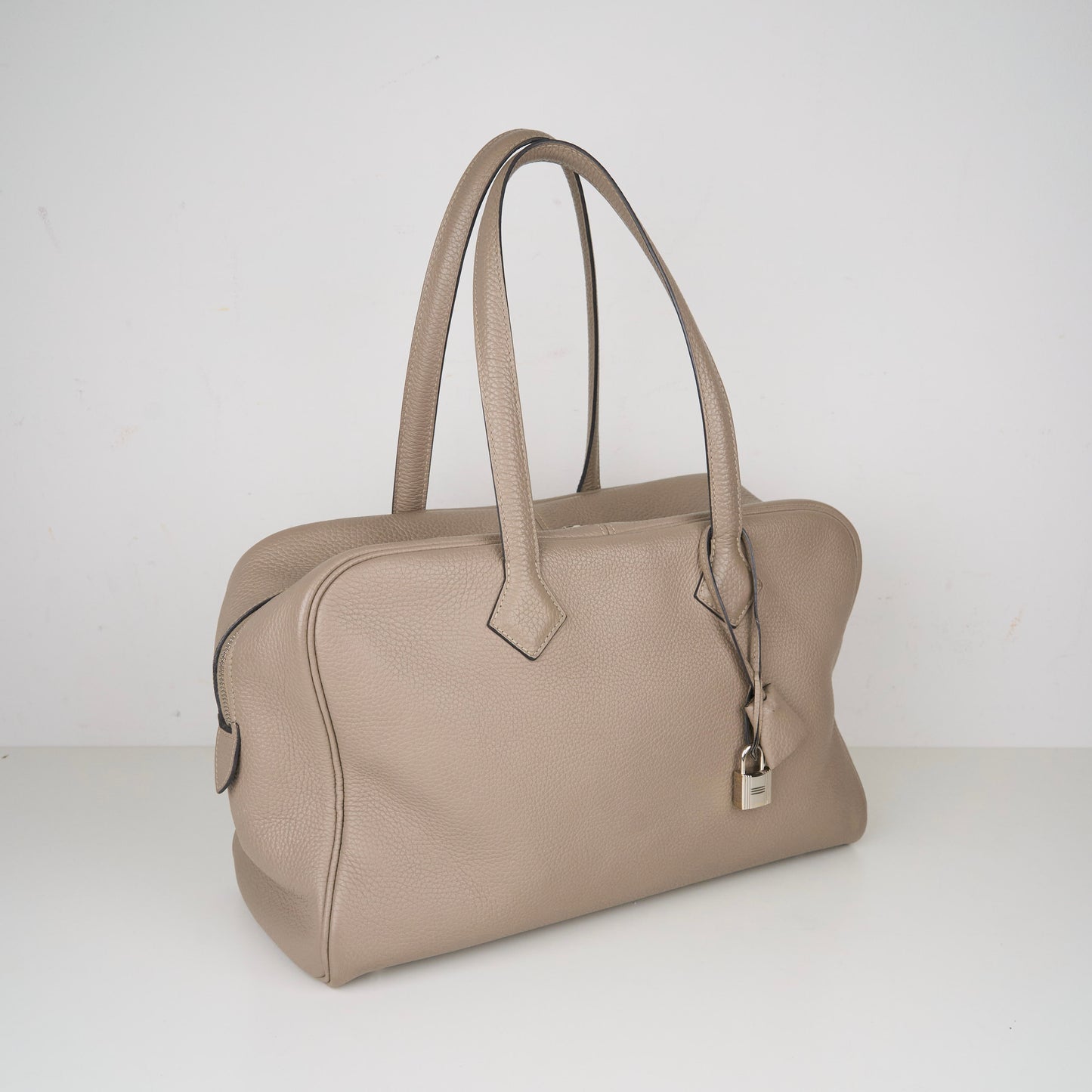 Hermes| Victoria Ⅱ 35 Gris Tourterelle Taurillon Clemence 2015
