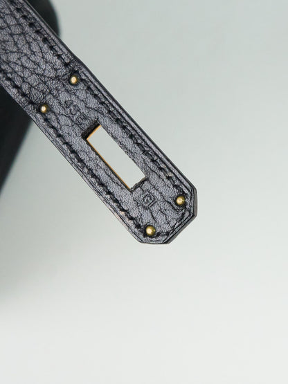 Hermes｜Birkin 30 Handbag  Vachette Ardennes Black  2003