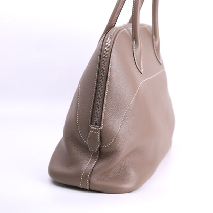 Hermes Bolide Relax 35 Handbag in Novillo Etoupe 2015, right side