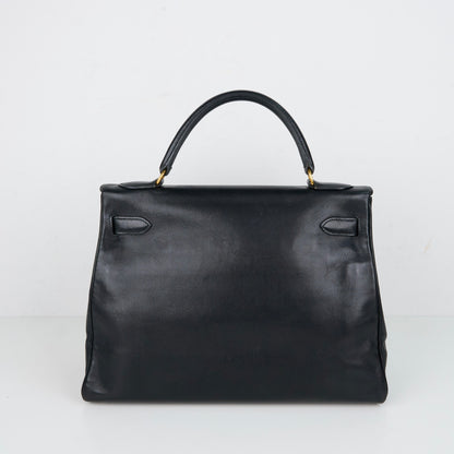 Hermes｜ Kelly32 Handbag Black Gulliver  1994