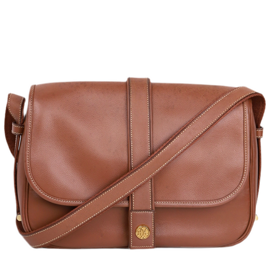 Hermes｜ Noumea Shoulder Bag Novillo Noisette 1985