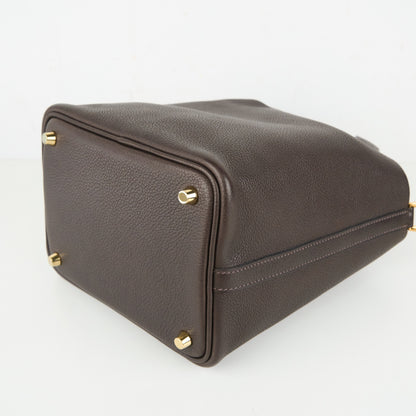 Hermes｜ Picotin PM Handbag  Faubourg  Ebene 2022