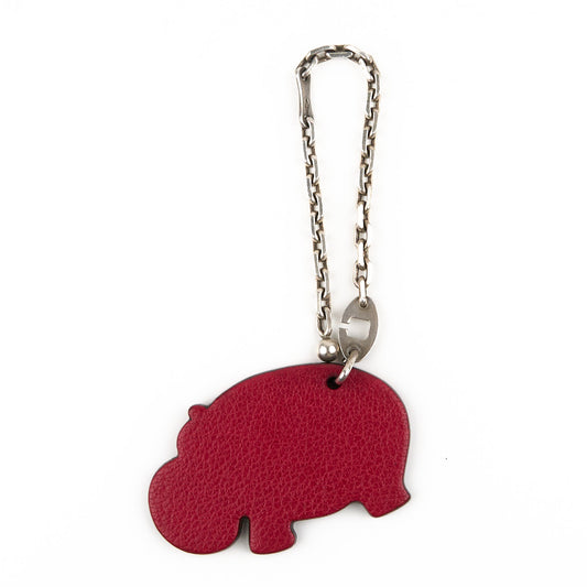 Hermes | S925 bag charm Hippopotamus Cherve
