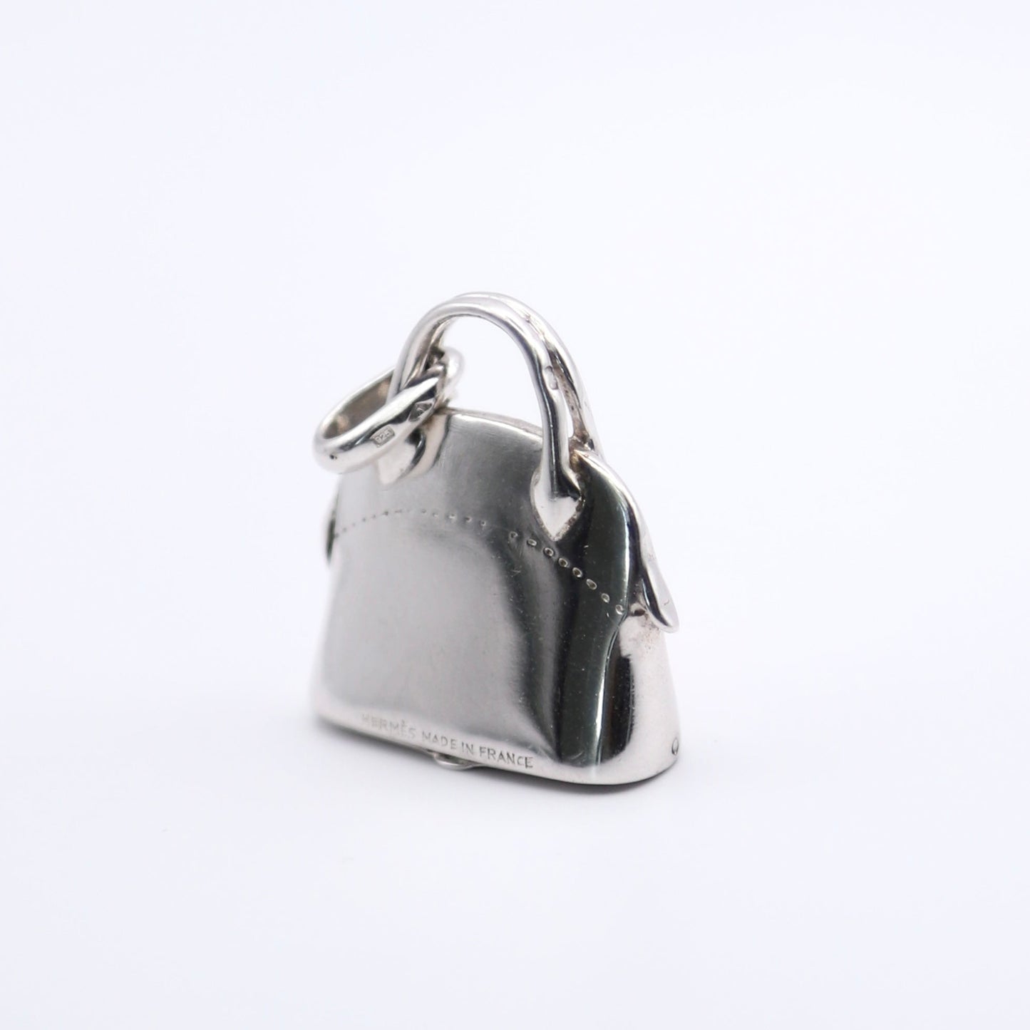 Hermes | S925 Silver  Bolide Bag Motif Pendant Top Charm