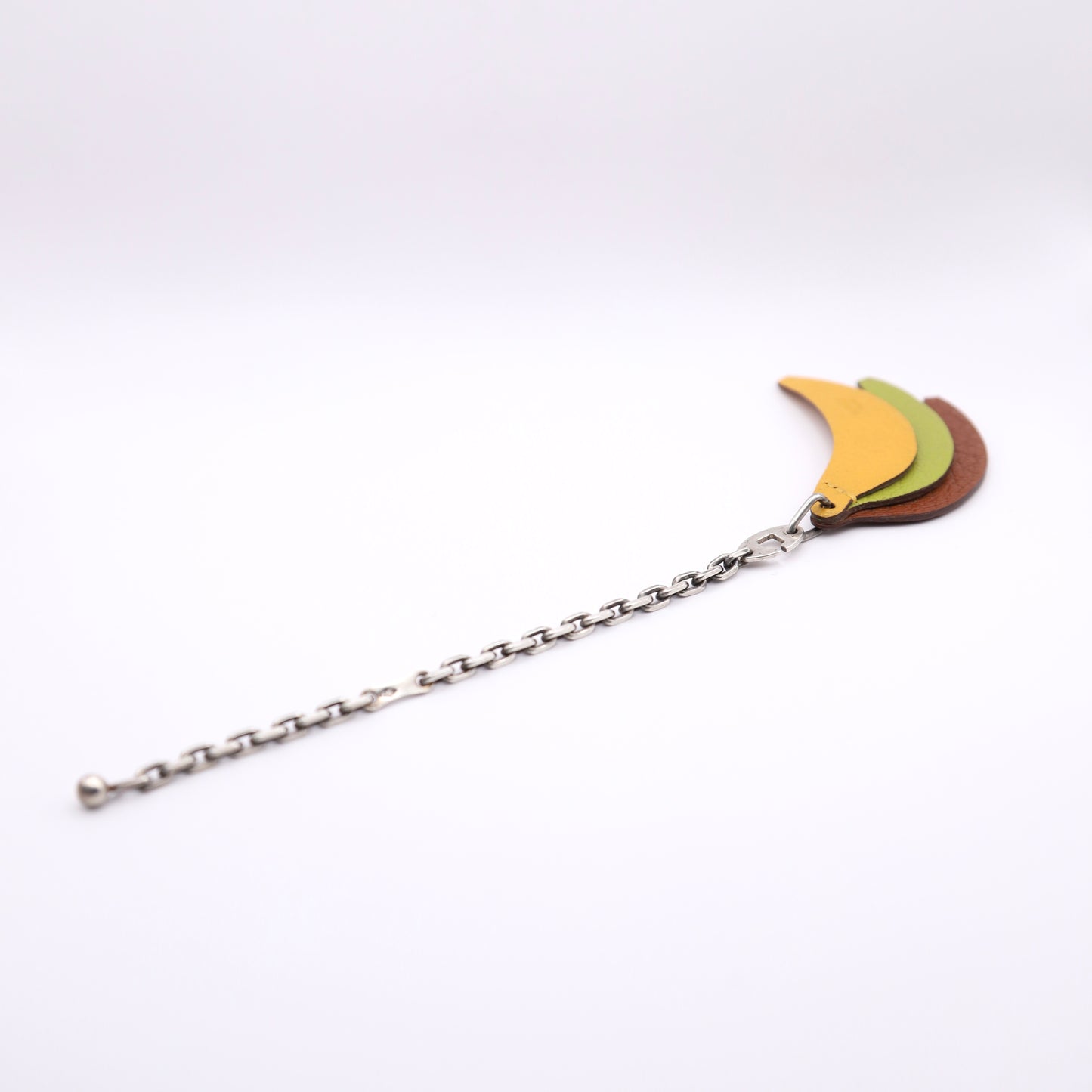 Hermes | S925 Silver chain Bag Charm Cherve Banana