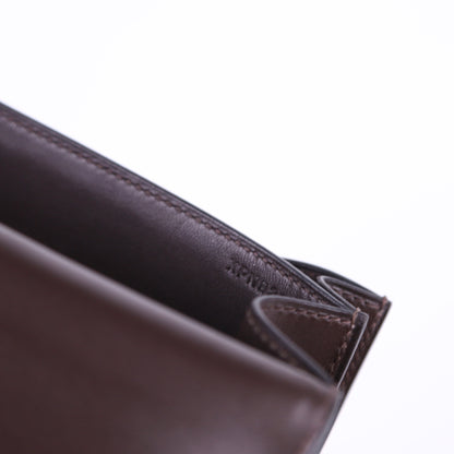 Hermes Constance 19 Shoulder Bag in Box-Calf Chocolat 2016 PHW, year stamp, x,2016