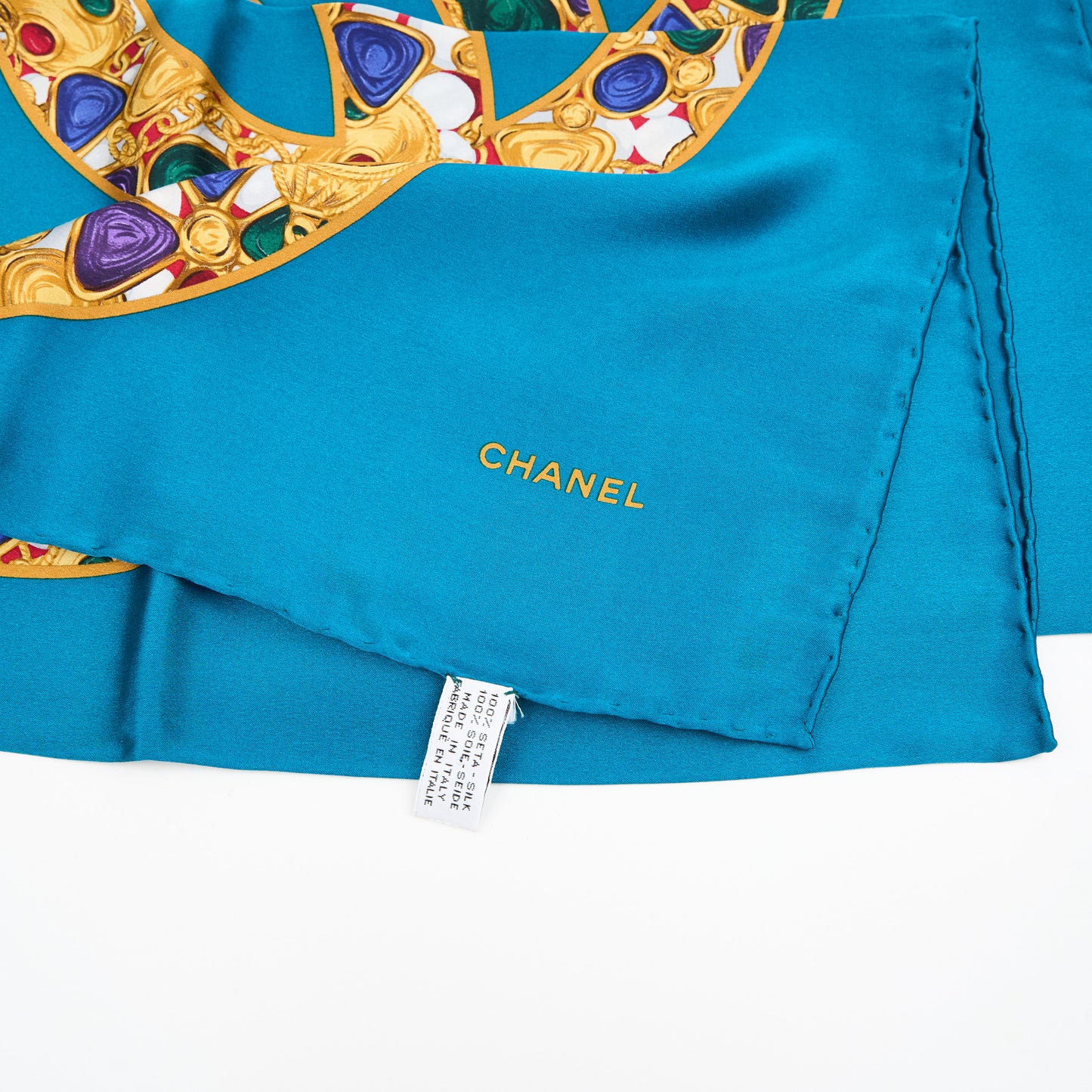 Chanel  | Coco Mark Silk Scarf