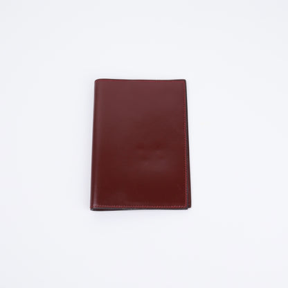Hermes Journal Case Passport Cover in Box-calf Rouge H 1987,front view