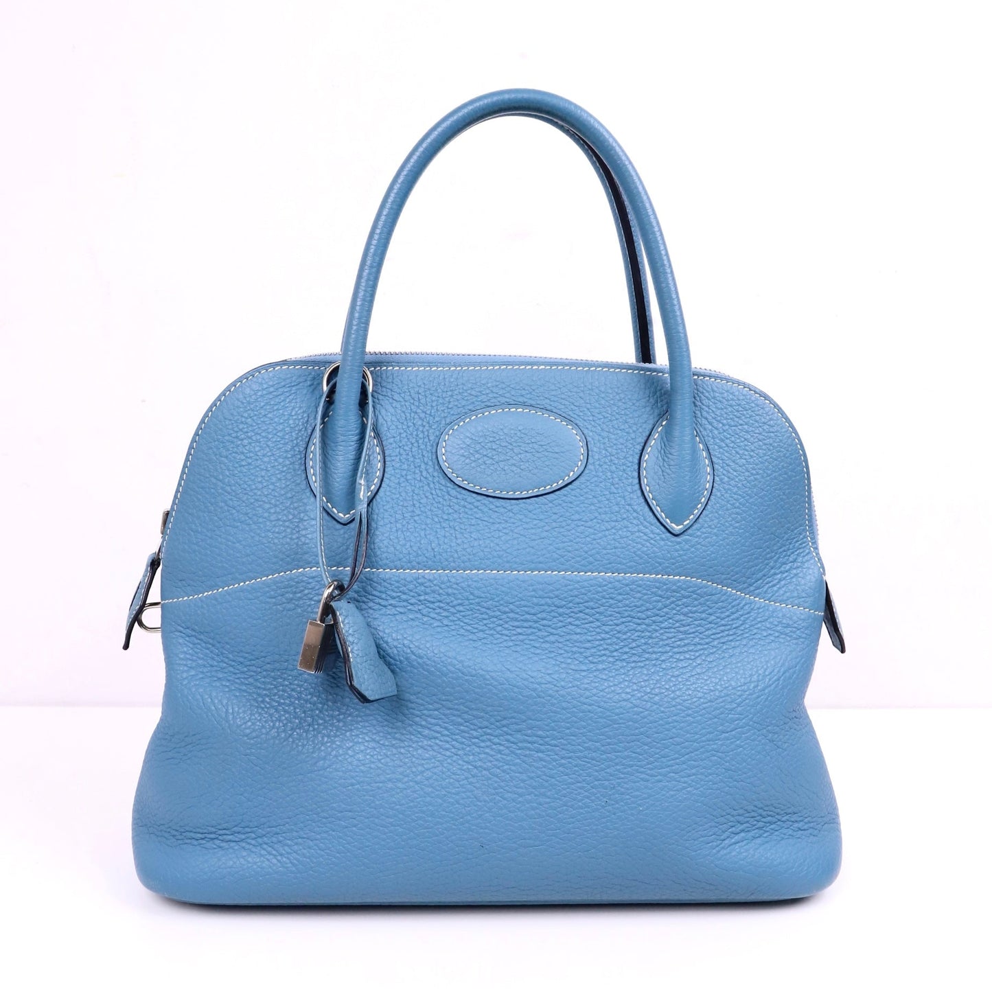 Hermes｜Bolide 31 HandBag  Blue Jean Taurillon Clemence 2009