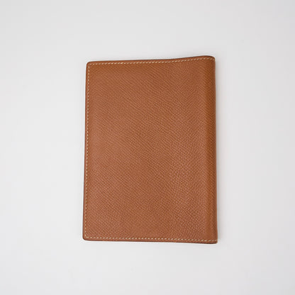 Hemres| Journal Case Passport Cover Gold Epsom 1997