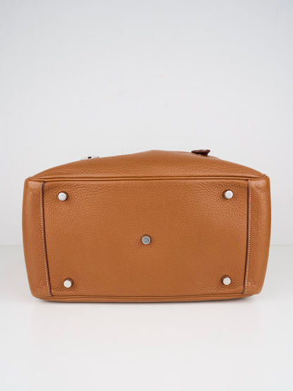 Hermes｜ Lindy 30 Shoulder bag Gold Taurillon Clemence 2014