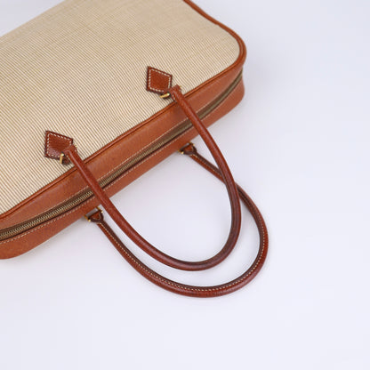 Hermes Plume Elan 28 Handbag in Peau de Porc/Crinoline 2002,handle