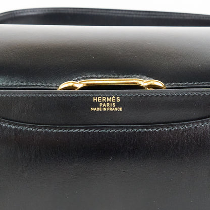 Hermes｜Fonsbelle shoulder bag Box Calf  Black  1989