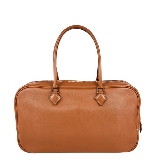Hermes｜Plume elan 28 Handbag Gold swift 2013