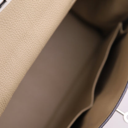 Hermes Kelly 28 Handbag in Togo Trench 2017，inside
