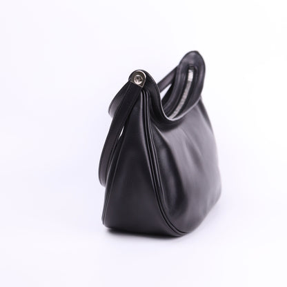Hermes Caporal Handbag in Black Evercalf 2002 (Margiela Era)