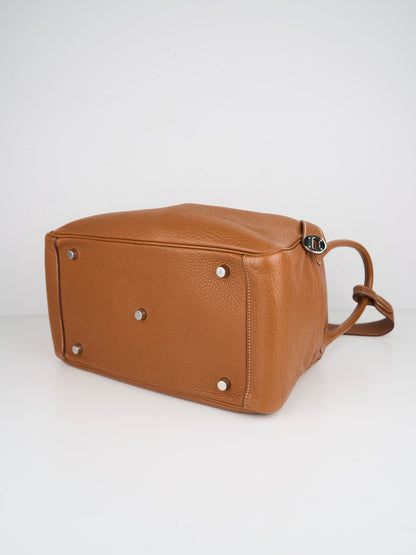 Hermes｜ Lindy 30 Shoulder bag Gold Taurillon Clemence 2014