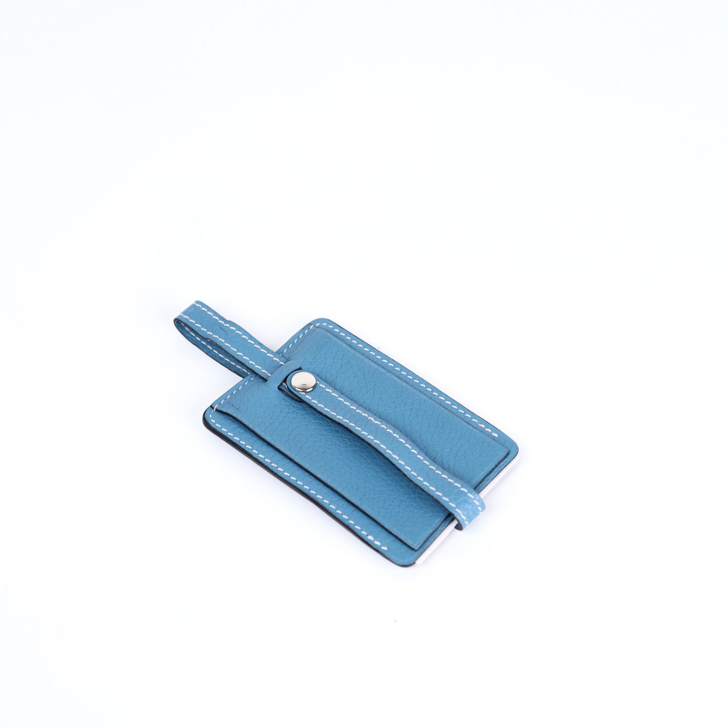 Hermes｜ Victoria 35 Handbag Taurillon Clemence Blue Jean 2007