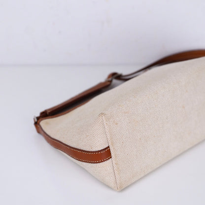 Hermes｜ Berlingot Shoulder Bag Barenia/Toile 2001