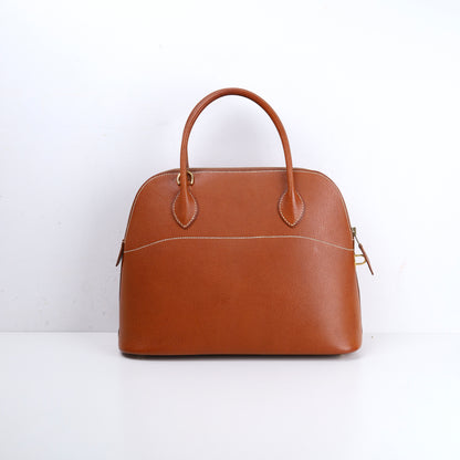 Hermes｜Bolide 31 2-way Handbag Pig Skin Peau De Porc Toffee 2001