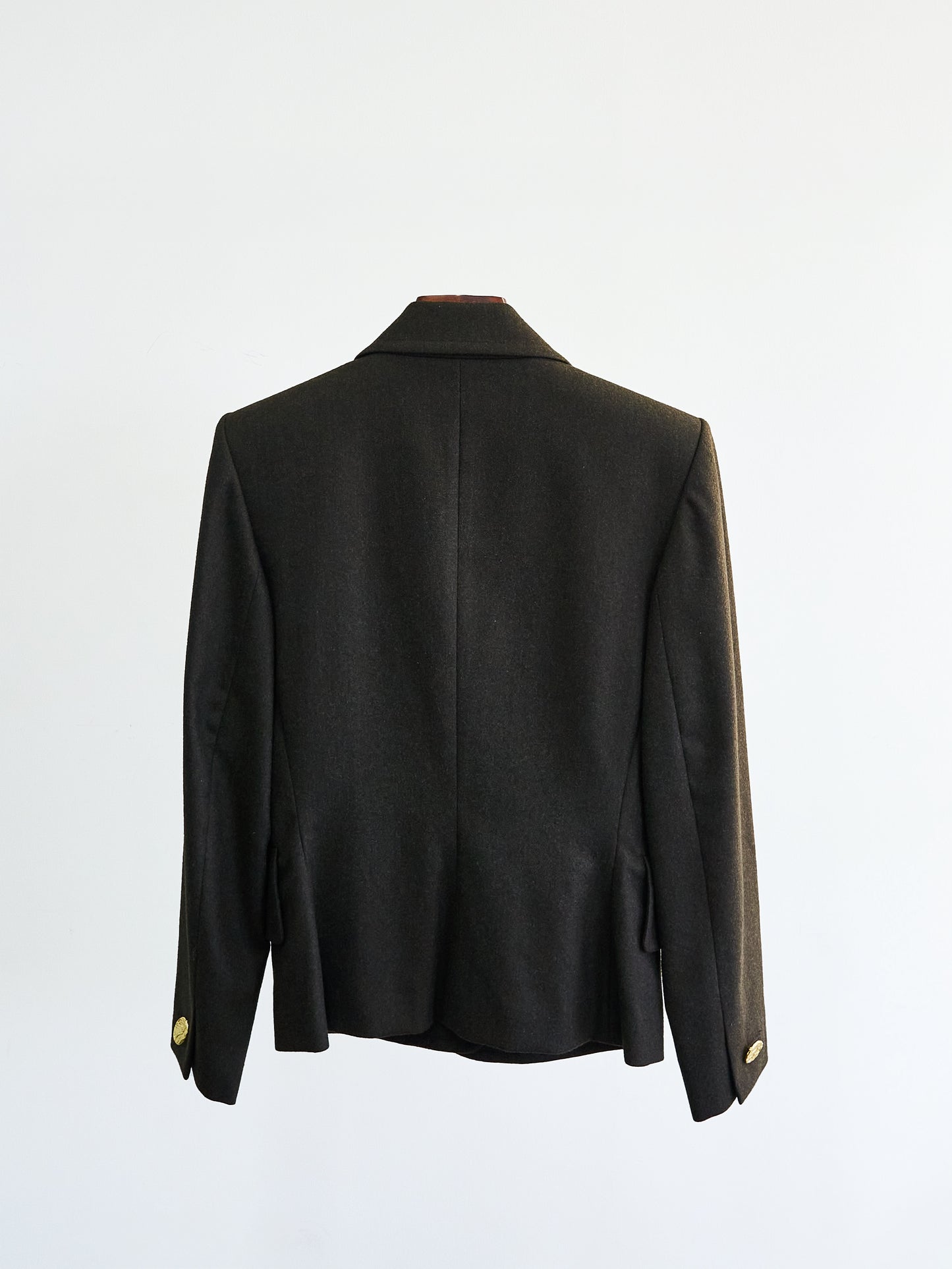 YSL |  Brown Blazer&Skirt wool Setup