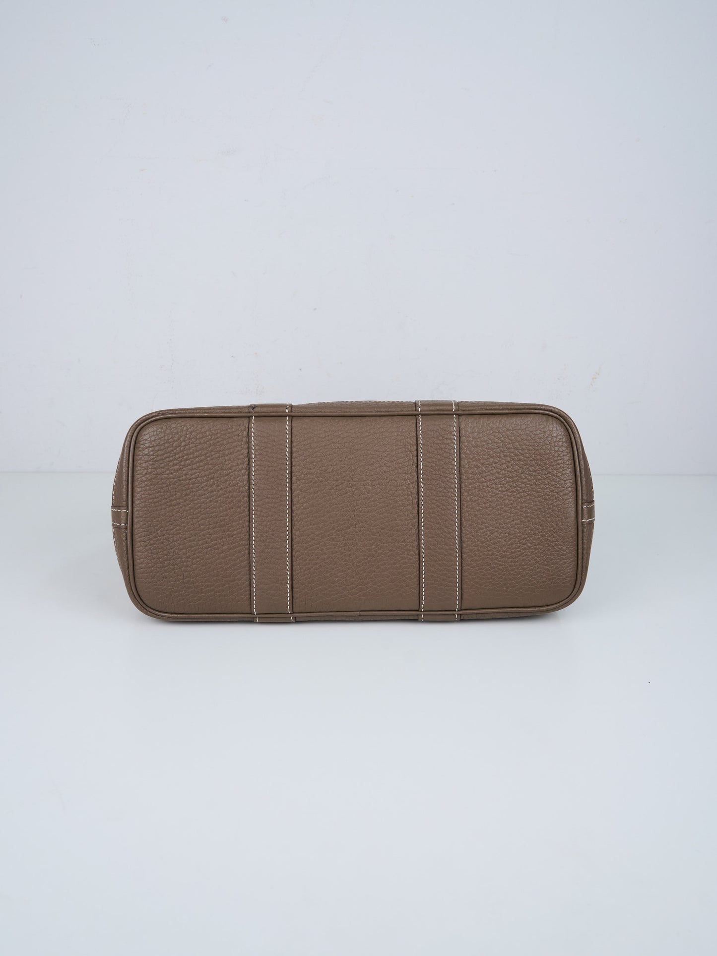 Hermes｜ Garden Party TPM Handbag Canvas Etoupe 2012