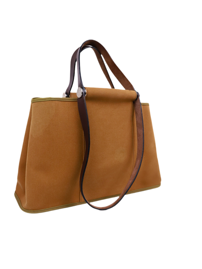 Hermes｜Cabag Tote Bag Canvas and Leather 2009