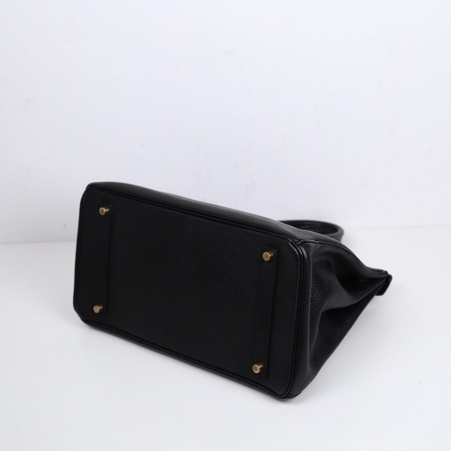 Hermes| Birkin 35 Handbag  Black Coromandel Cherve 2001