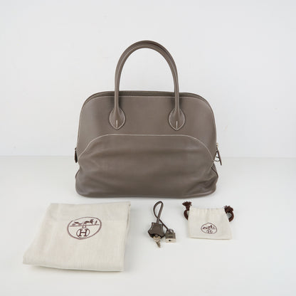 Hermes｜Bolide relax 35 Sikkim  Handbag Etain  2012