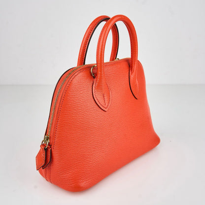 Hermes｜Bolide 1923  Mini 2 way Handbag  Cherve Feu A 2017