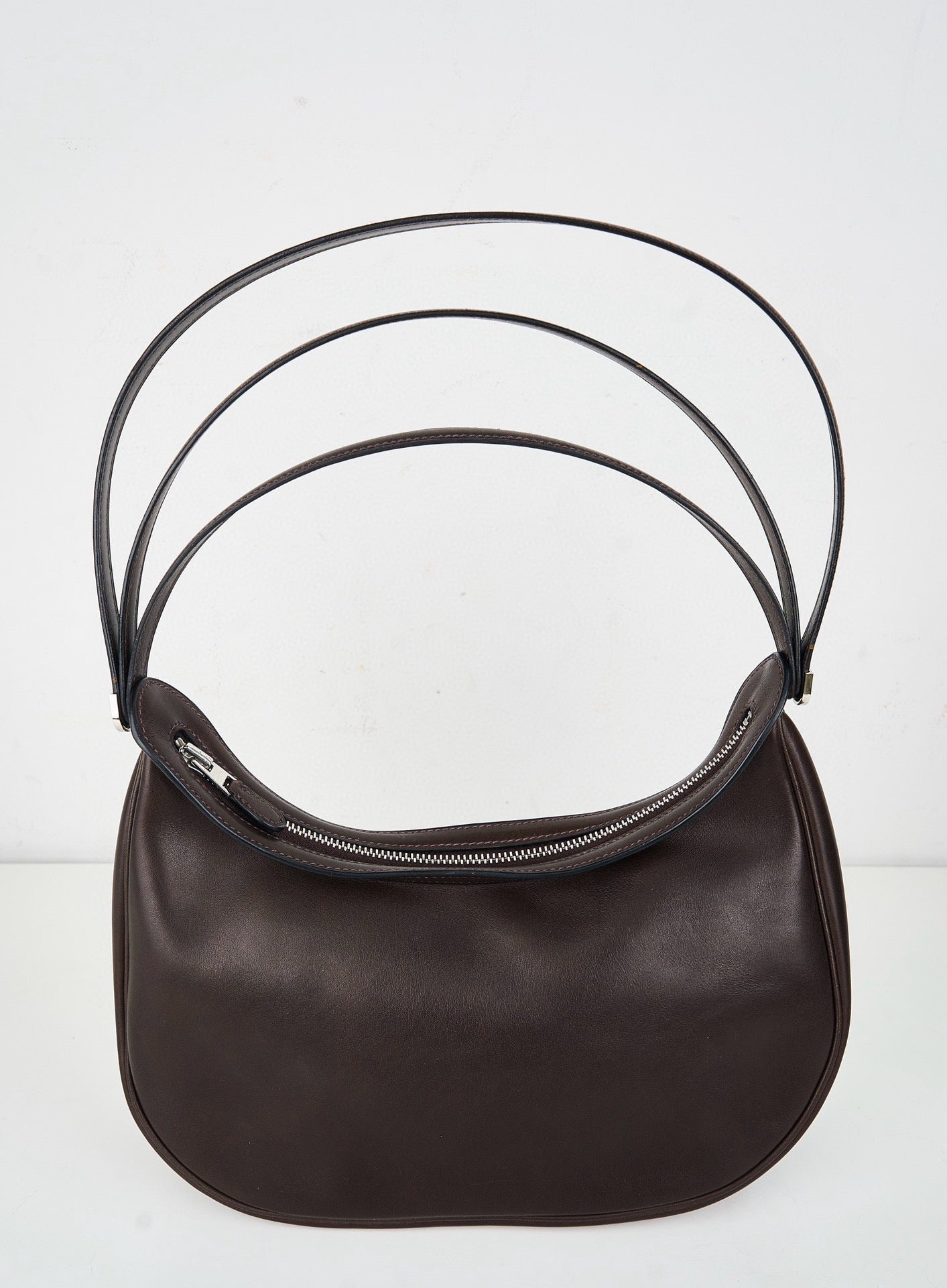 Hermes｜Caporal Handbag Barenia chocolate 2002  Margiela