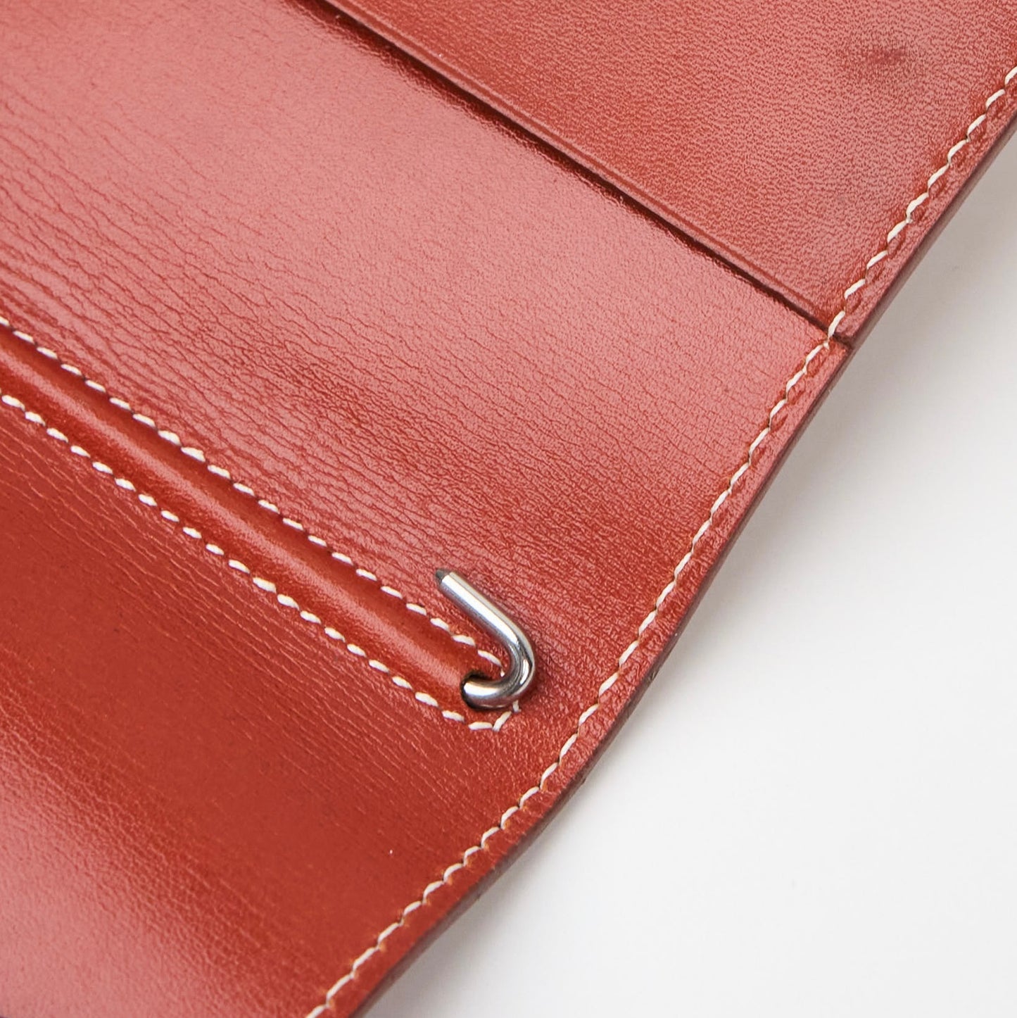 Hemres| Journal Case Passport Cover Brique Box Calf 1998
