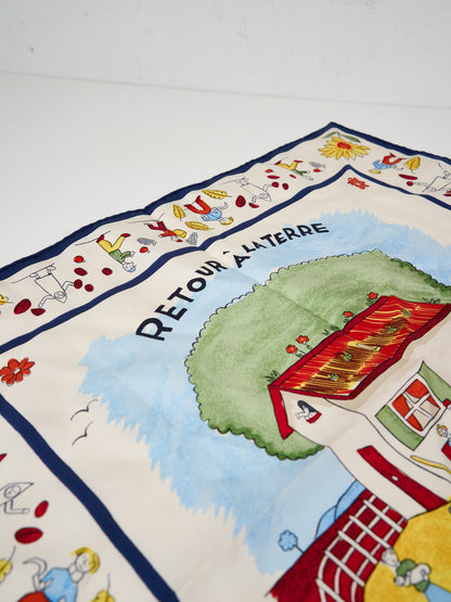 Hermes | Silk Scarf Carre 45 Retour A La Terre