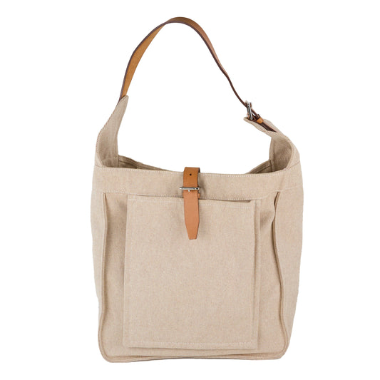Hermes｜ Marwari Shoulder bag Canvas 2009