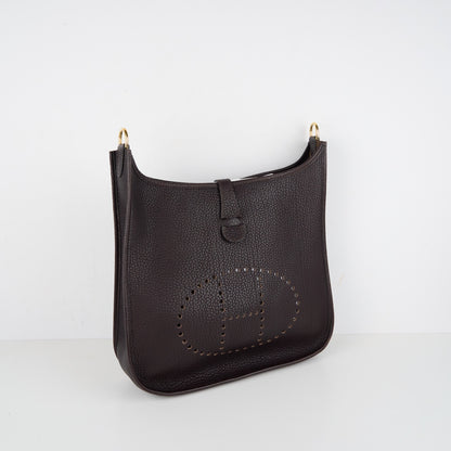 Hermes｜ Evelyne GM Shoulder bag Ebene Fjord  2002