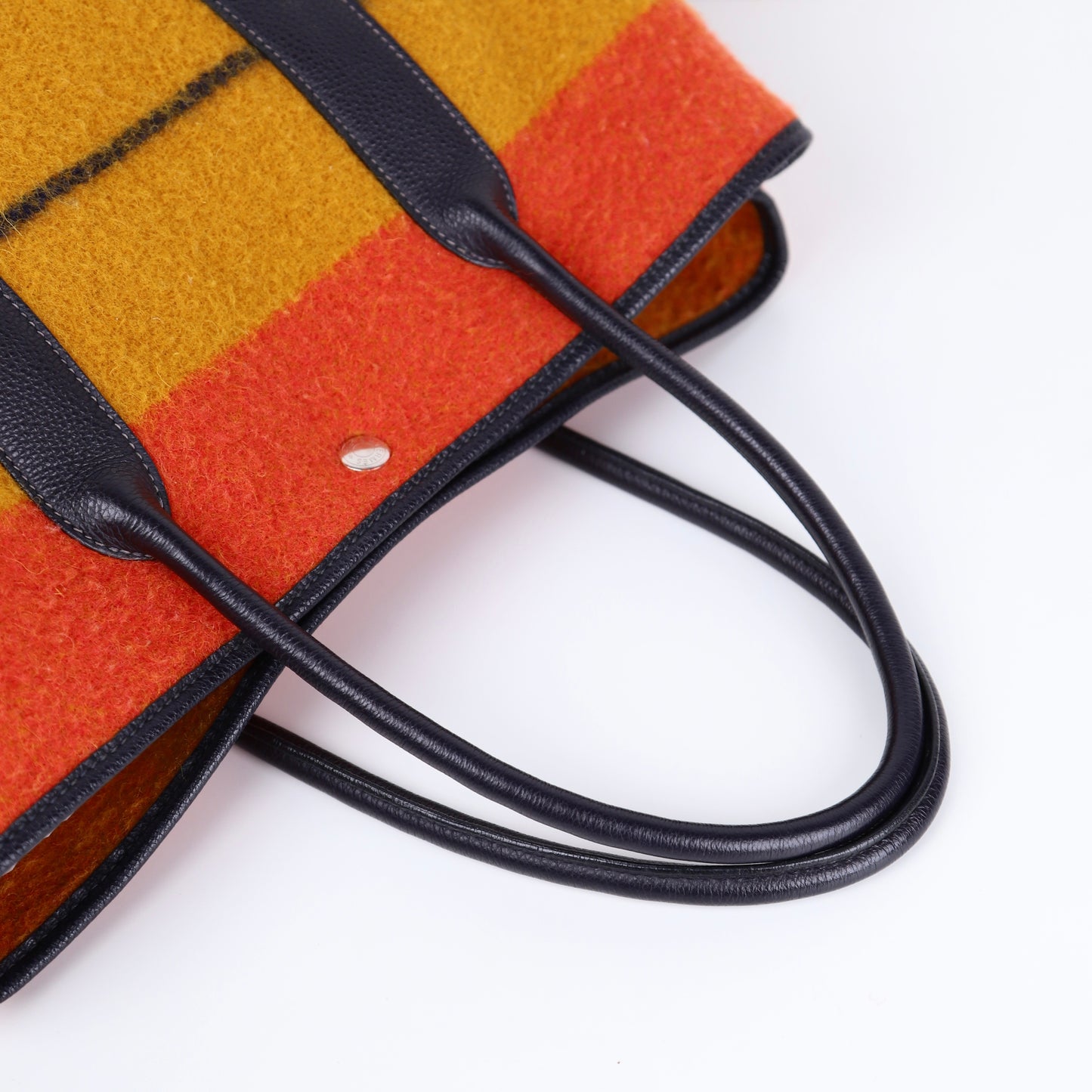 Hermes  Limited Garden Party PM Wool Handbag，handle