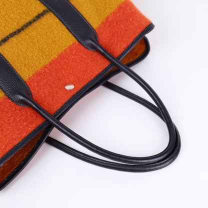 Hermes  Limited Garden Party PM Wool Handbag，handle