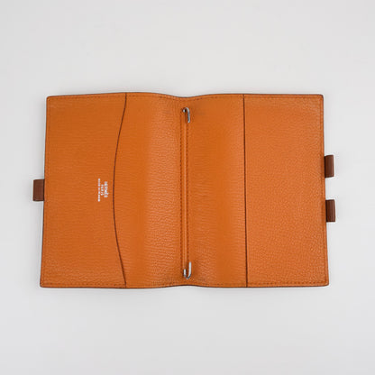 Hemres| Journal Case Passport Cover Havana/Orange  2007