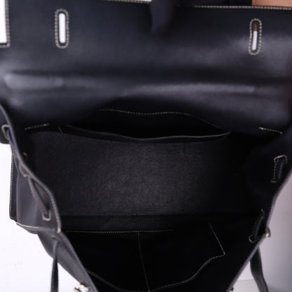 Hermes｜Kelly Flat  Handbag Black Swift 2007