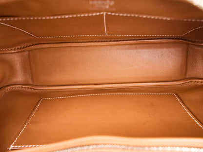 Hermes｜Plume elan 28 Handbag Gold swift 2013