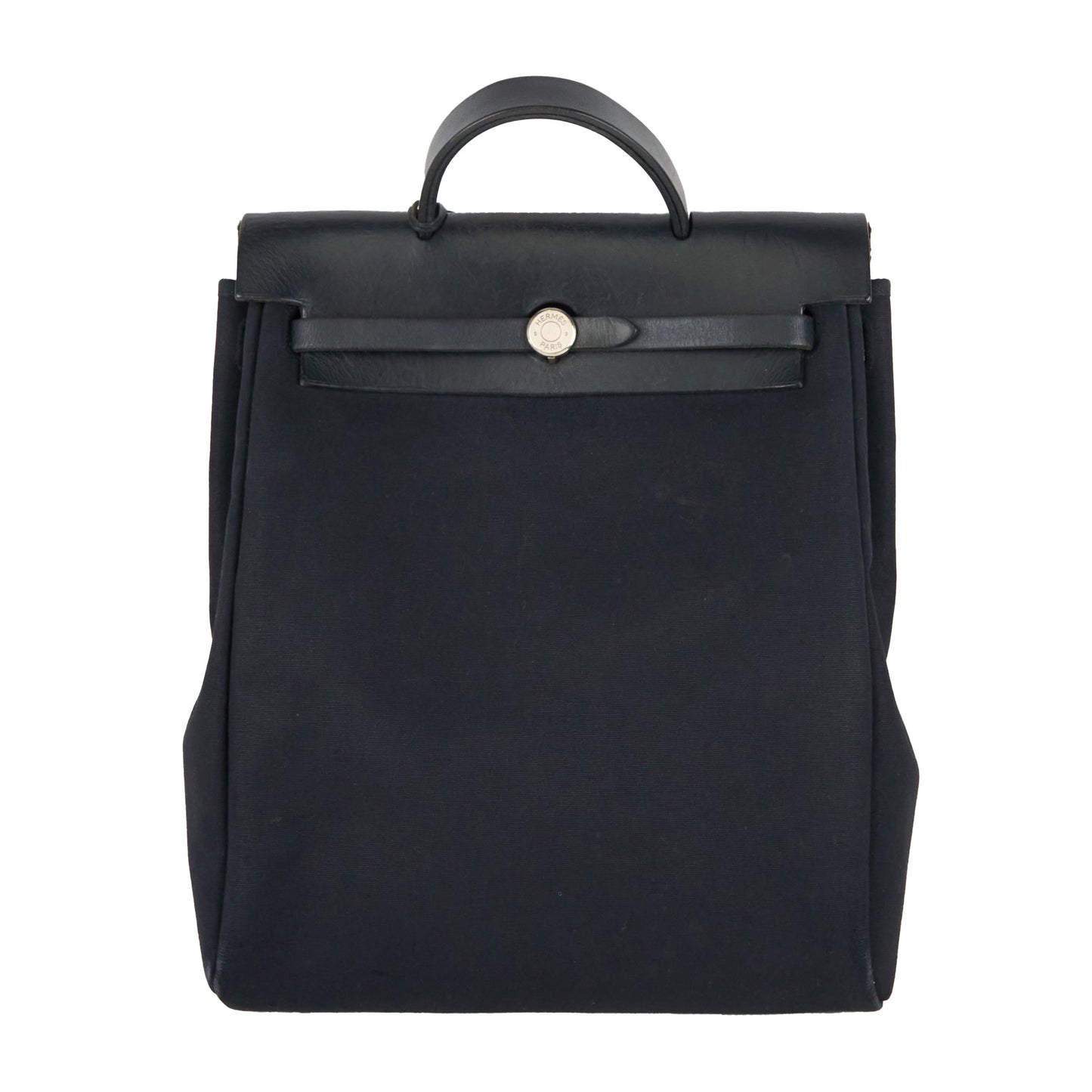 Hermes｜ Herbag Backpack PM  Black Toile 2000