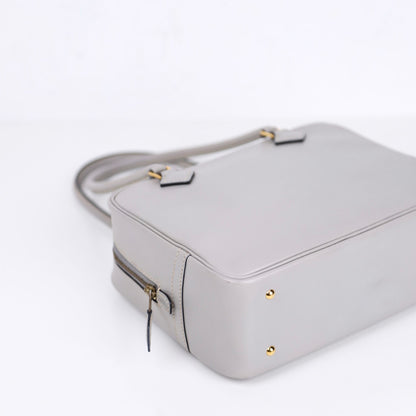 Hermes｜ Plume Mini  Handbag Plume 20 Box Calf Gris Perle 2011