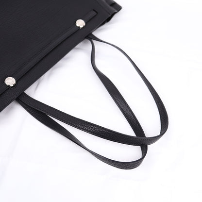 Hermes Cabana Tote Bag in Black Togo 2002