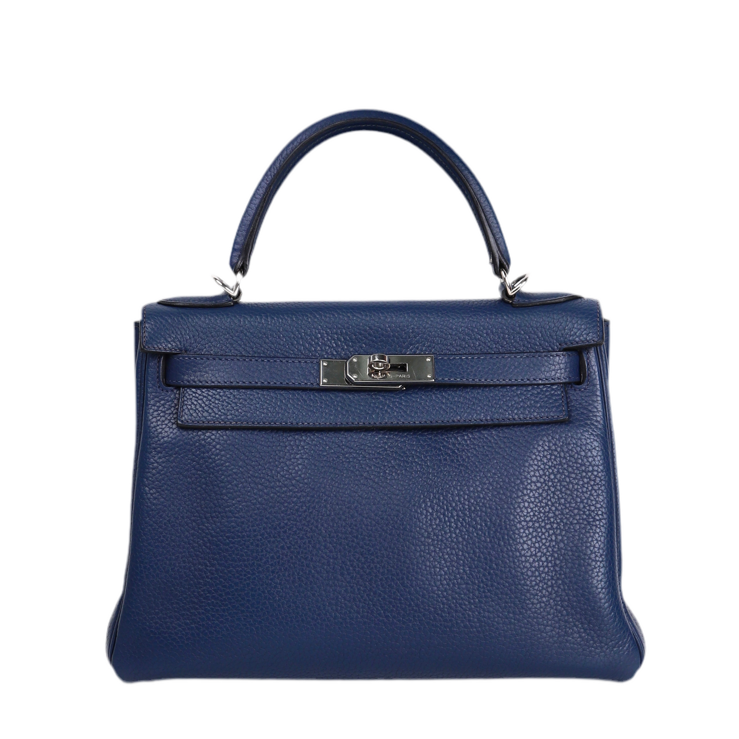 Hermes｜ Kelly 28 Handbag Togo Prussian Blue 2009