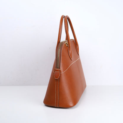Hermes｜Bolide 31 2-way Handbag Pig Skin Peau De Porc Toffee 2001
