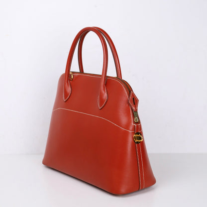 Hermes｜Bolide 31 Handbag Box Calf Brique 1995