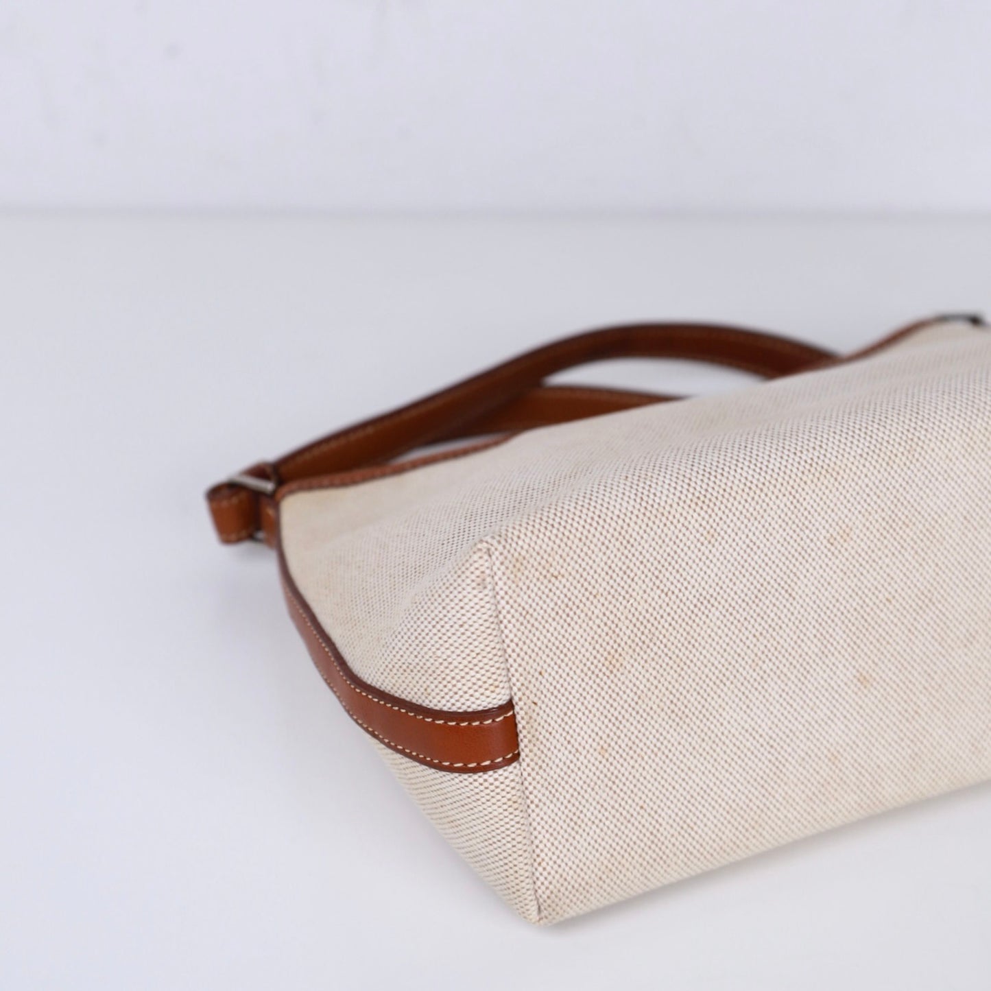 Hermes｜ Berlingot Shoulder Bag Barenia/Toile 2001