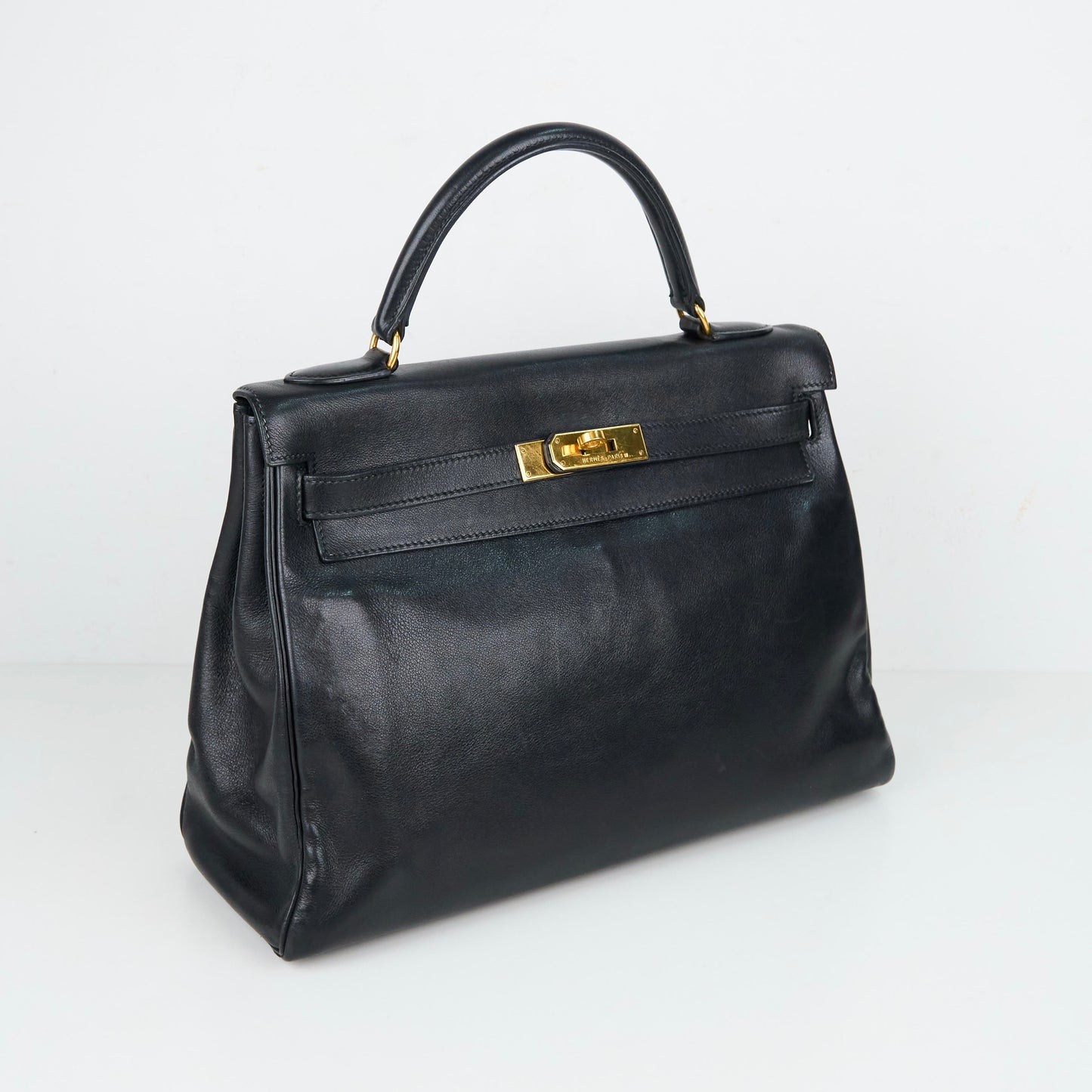 Hermes｜ Kelly32 Handbag Black Gulliver  1994